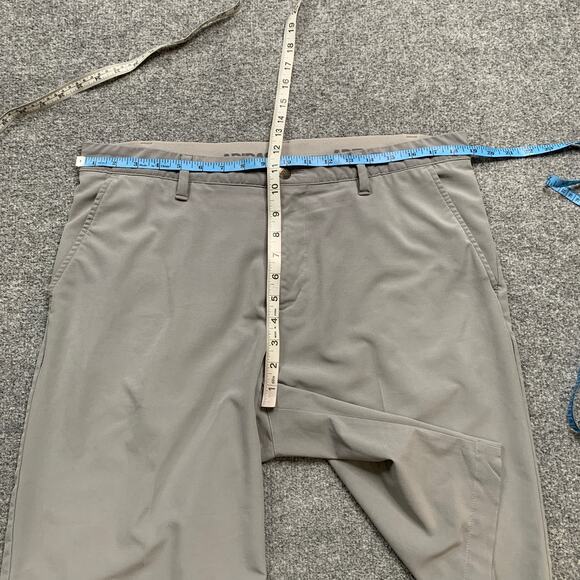 Adidas Shorts Mens 36 Grey Ultimae365 Golf Moisture Wicking UPF 50+ Performance - Picture 4 of 11